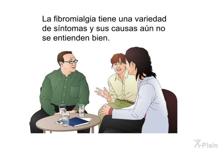 La fibromialgia tiene una variedad de sntomas y sus causas an no se entienden bien.