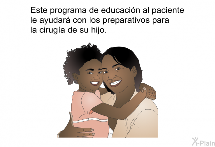 Esta informacin acerca de su salud le ayudar con los preparativos para la ciruga de su hijo.