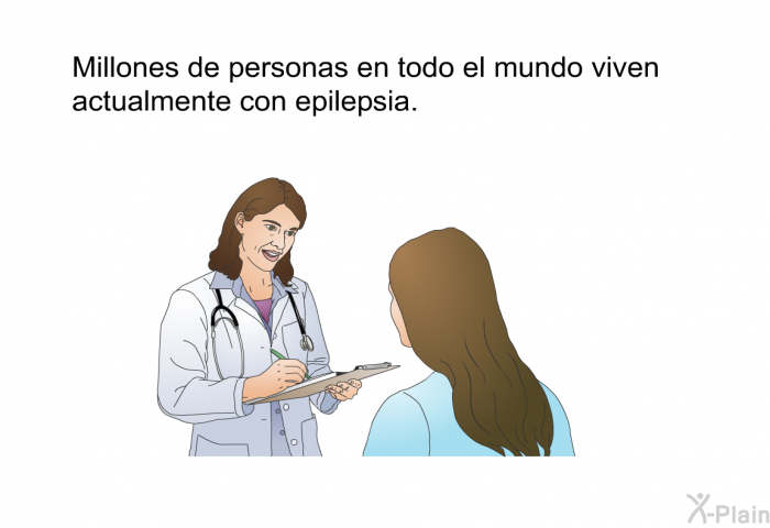 Millones de personas en todo el mundo viven actualmente con epilepsia.